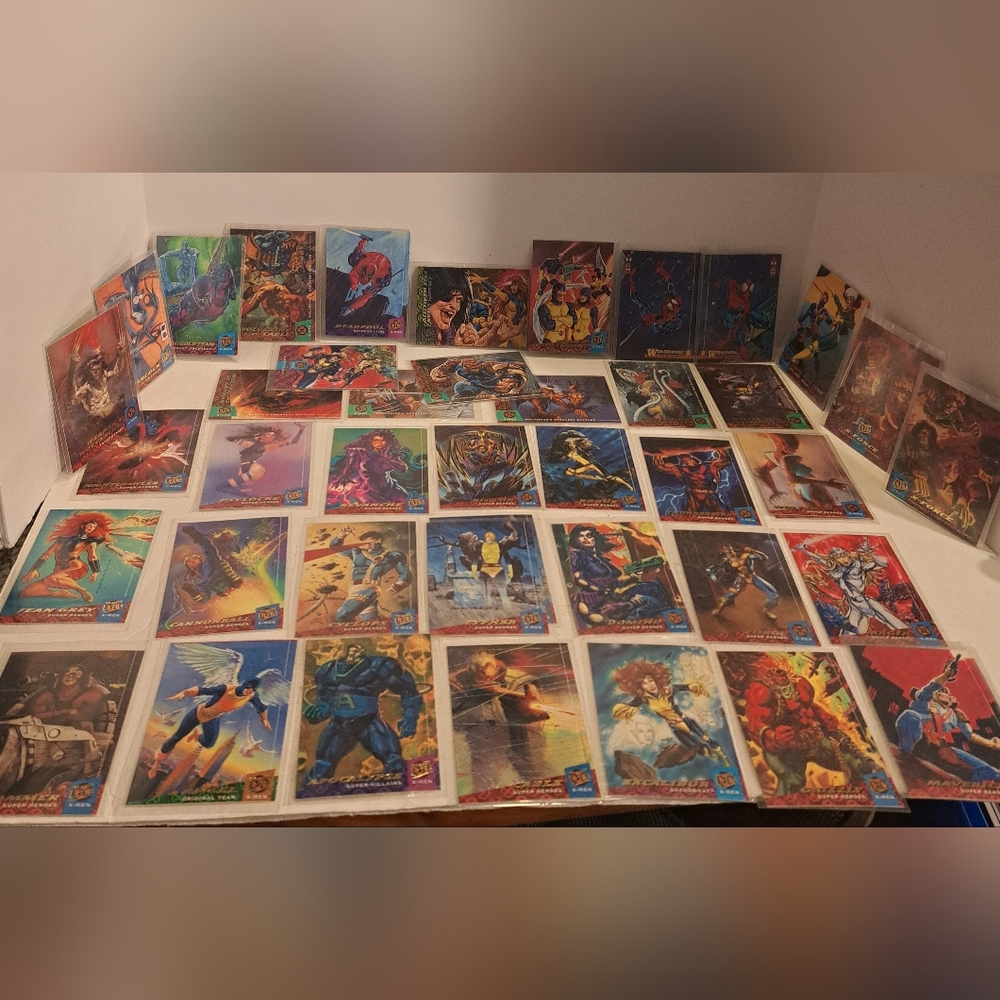 43 1994 Fleer Ultra X-Men trading cards